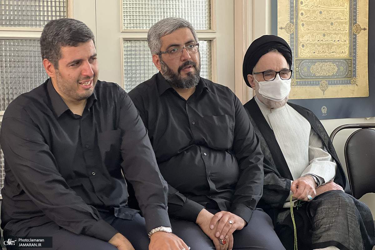 تصاویر| سید محمد خاتمی در منزل مرحوم سید محمود دعایی