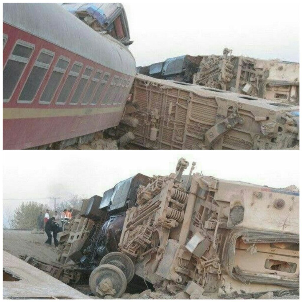 اولین تصاویر از واژگونی قطار یزد؛ آمار کشتهشدگان حادثه قطار رو به افزایش است/ ۱۶ مجروح در وضعیت وخیم! اولین تصاویر از واژگونی قطار یزد؛ آمار کشتهشدگان حادثه قطار رو به افزایش است/ ۱۶ مجروح در وضعیت وخیم!