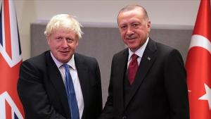 ویدئو| حرکت عجیب اردوغان برای احوالپرسی با جانسون!