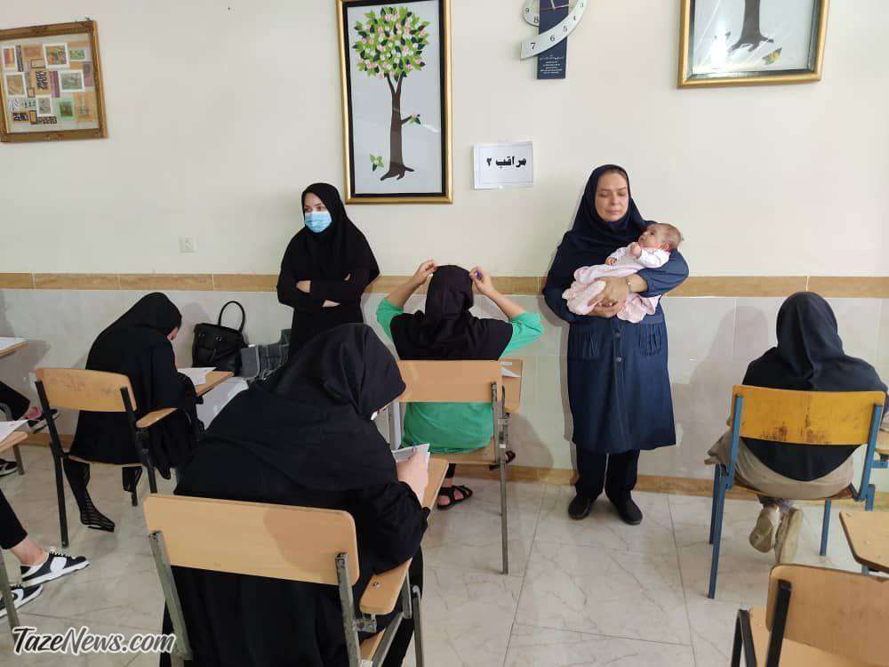 واکنشها به عکس یک نوزاد در جلسه کنکور؛ وقتی مراقب آزمون، پرستار بچه شد! واکنشها به عکس یک نوزاد در جلسه کنکور؛ وقتی مراقب آزمون، پرستار بچه شد!
