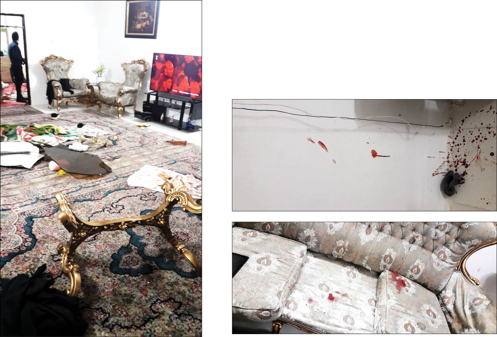 سلاخی زن جوان با ۲۲ضربه چاقو؛ ششمین همسرکشی طی یک ماه در مشهد! +عکس صحنهجرم سلاخی زن جوان با ۲۲ضربه چاقو؛ ششمین همسرکشی طی یک ماه در مشهد! +عکس صحنهجرم