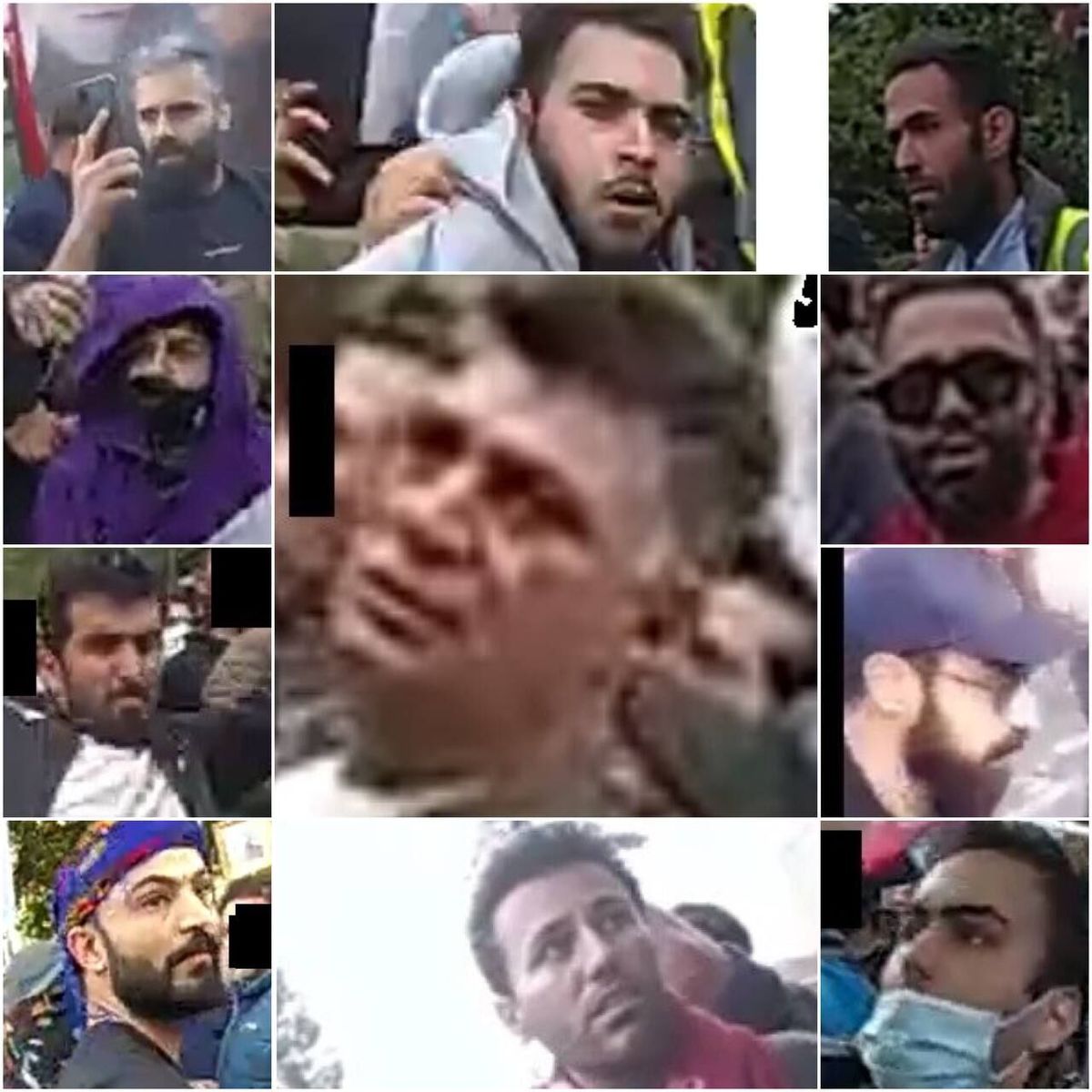 انتشار عکس ۱۳ نفر از اغتشاشگران توسط پلیس: آنها را شناسایی کنید! +عکس