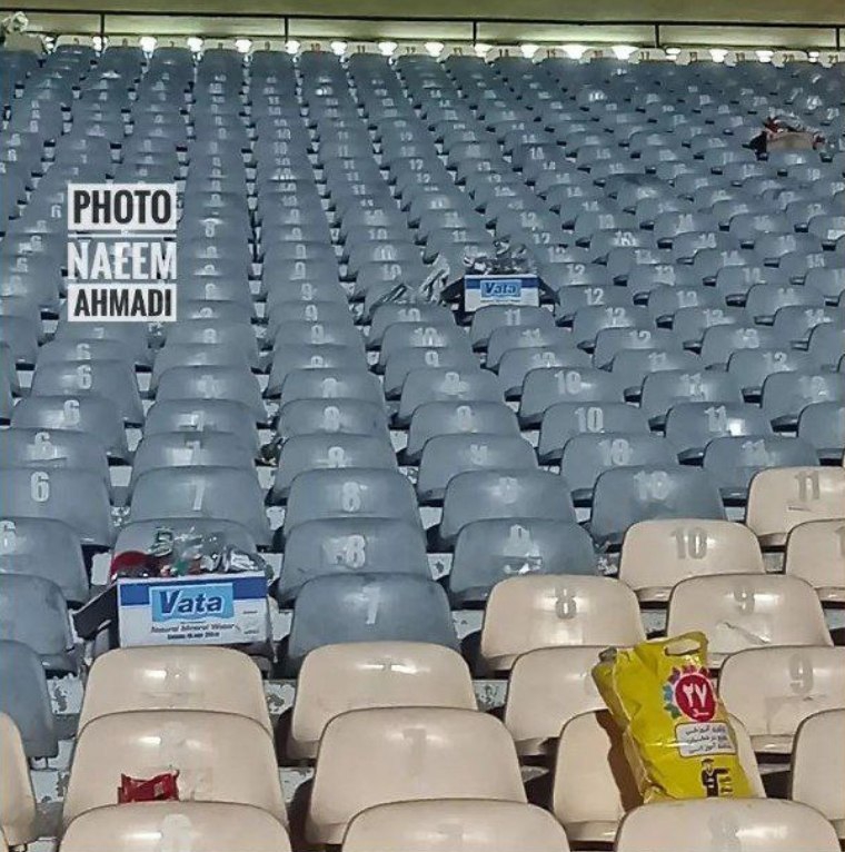 ببینید: حرکت زیبای زنان هوادار پرسپولیس در ورزشگاه آزادی!