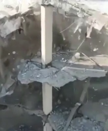 ویدئوی هولناک از ریزش دوباره متروپل، ساختمان مرگ!