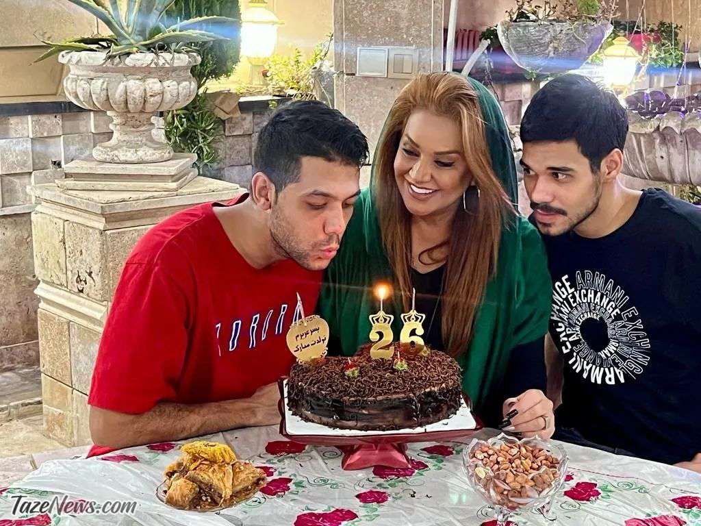 ببینید: آخرین تولد پسر نسرین مقانلو در کنار خانواده!