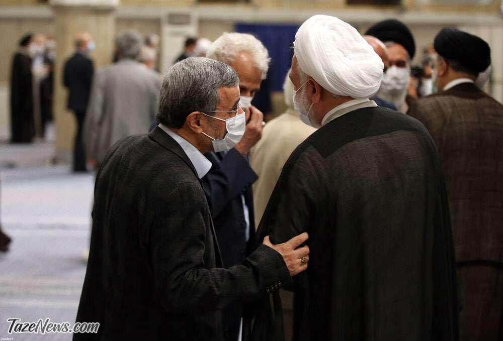 ببینید: حرف‌های درگوشی رئیس قوه قضاییه و احمدی‌نژاد!