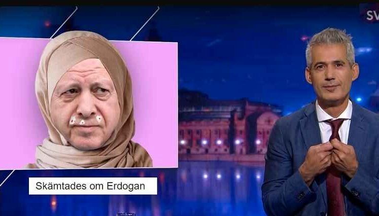 تلویزیون سوئد به خدمت اردوغان رسید +عکس