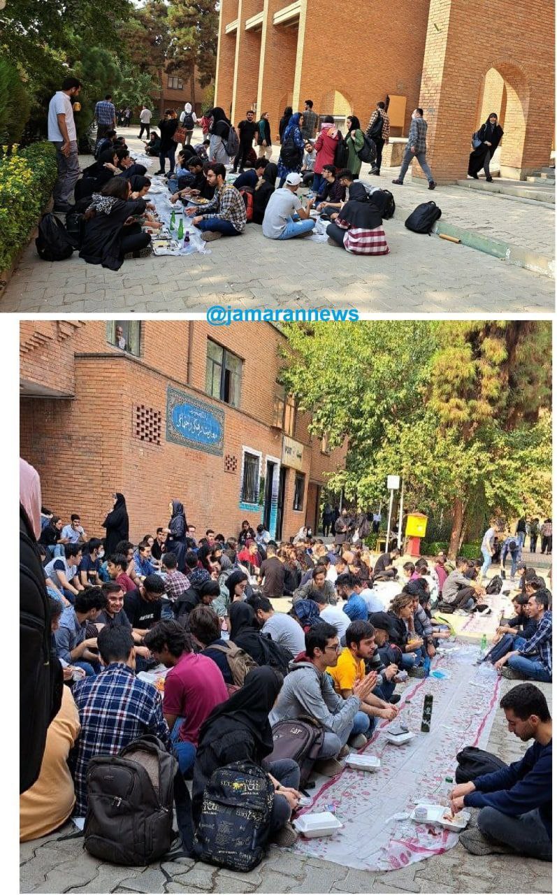 ببینید: حرکت جنجالی دانشجویان شریف/ دختر و پسر در کنار هم در محوطه دانشگاه!