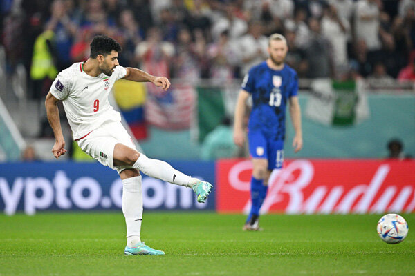 شکست ایران مقابل آمریکا در نیمه نخست