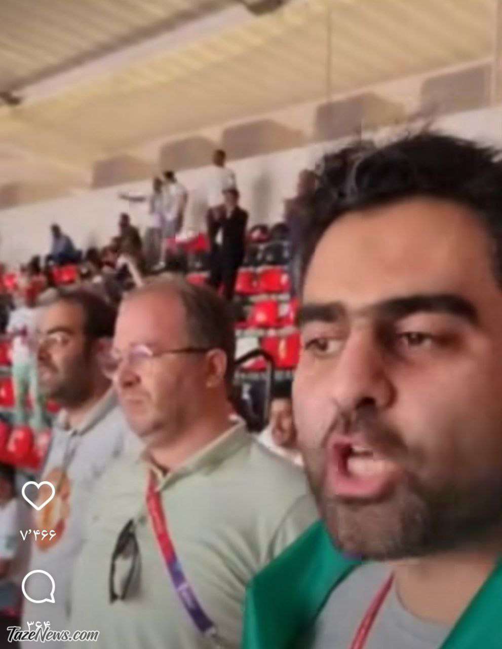 عکس| مجری شبکه افق در دوحه قطر؟