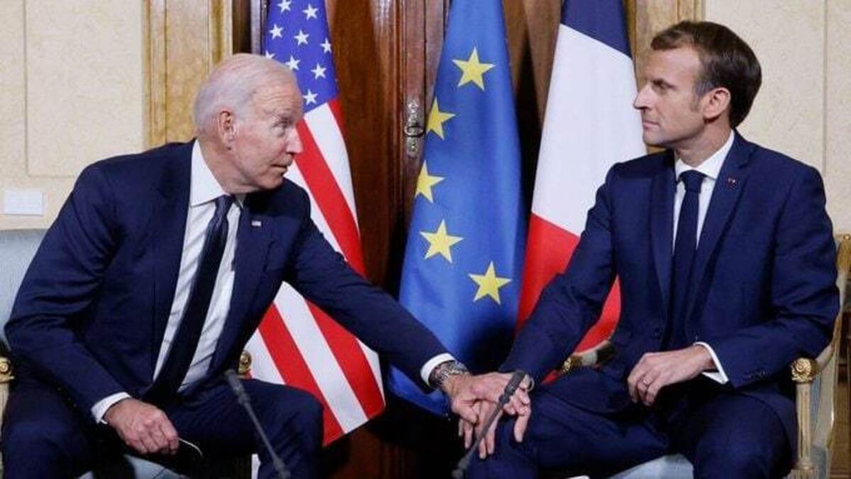 بیانیه مشترک بایدن و مکرون درباره ایران بیانیه مشترک بایدن و مکرون درباره ایران