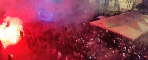 ویدئو| جنگ خیابانی بین هواداران فرانسه و مراکش!