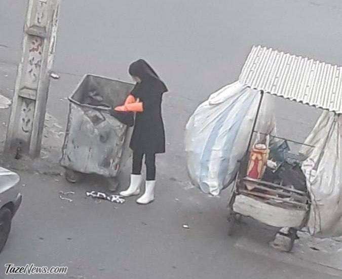 این تصویر دردناک را ببینید و جواب این زن باحجاب را بدهید!