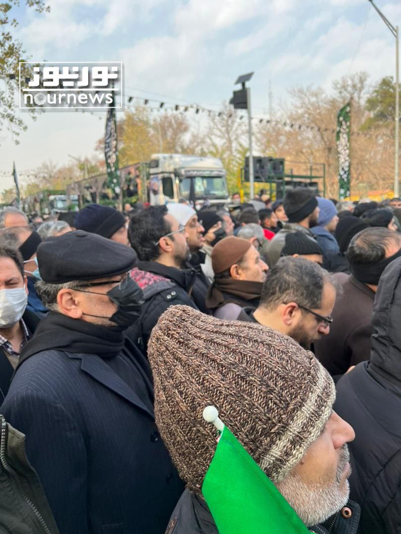 عکس| پوشش علی شمخانی در مراسم تشییع شهدای گمنام در تهران