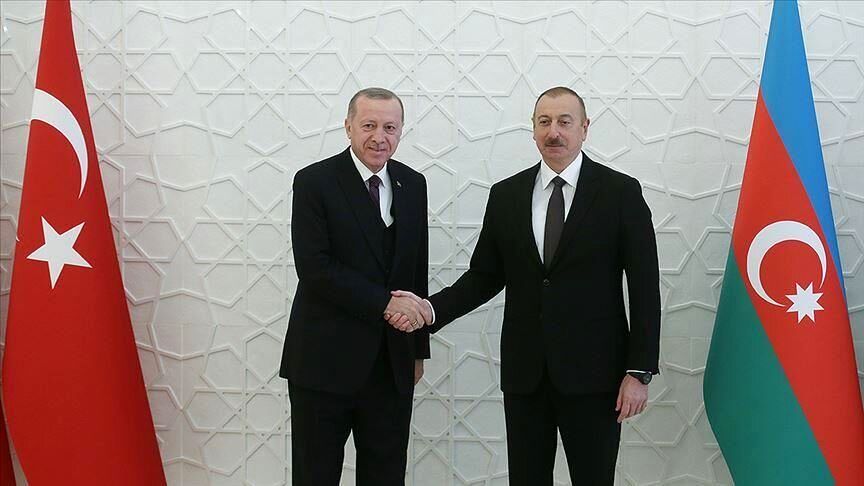 خوشحالی علیاف و اردوغان از انجام رزمایش مشترک «مشت برادر» در مرز ایران خوشحالی علیاف و اردوغان از انجام رزمایش مشترک «مشت برادر» در مرز ایران