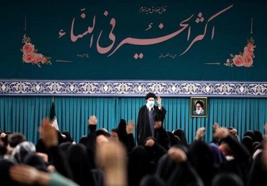 حدیث معنادار در مورد زنان در بیت رهبری و حضور الهام چرخنده +عکس