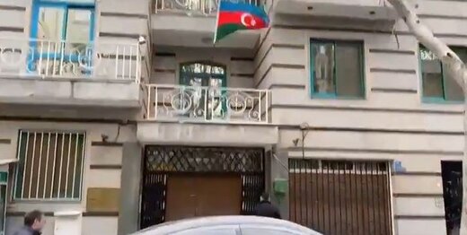 حمله مسلحانه به سفارت باکو در تهران +ویدئو