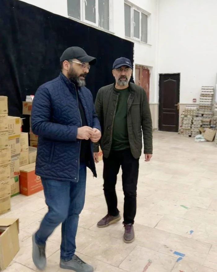 عکس| احسان علیخانی کنار ستاره «پوست شیر» در خوی!