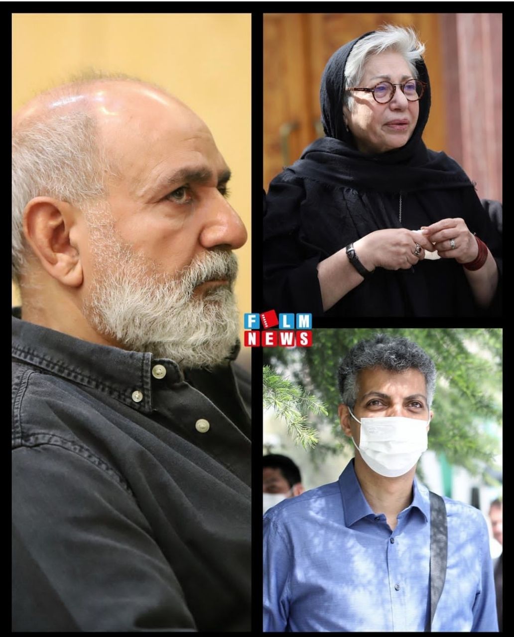 عادل فردوسی‌پور در مراسم یادبود کیومرث پوراحمد +عکس