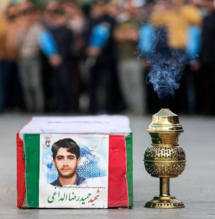 بنیاد شهید به عکس حمیدرضا الداغی ریش اضافه کرد! +عکس