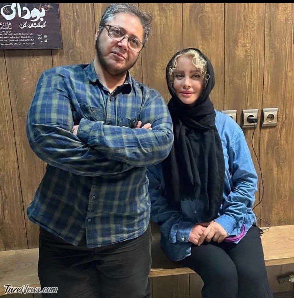 مازیار لرستانی کنار بازیگر زن مشهور ایرانی +عکس