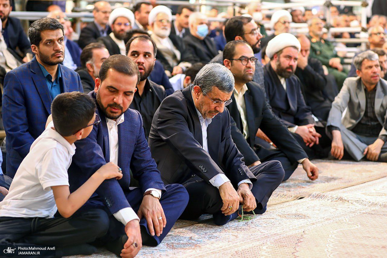 مراسم ارتحال امام(ره)؛ از حضور احمدی‌نژاد تا حسن روحانی +تصاویر
