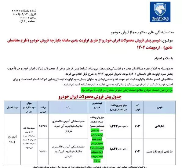 فریب بزرگ ایران خودرو؛ تجمع اعتراضی حواله‌داران دناپلاس +جدول قیمت و عکس