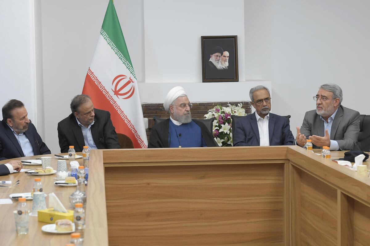روحانی: خوب است فهمیدند راه اصلاح شعار نوشتن روی موشک نیست روحانی: خوب است فهمیدند راه اصلاح شعار نوشتن روی موشک نیست