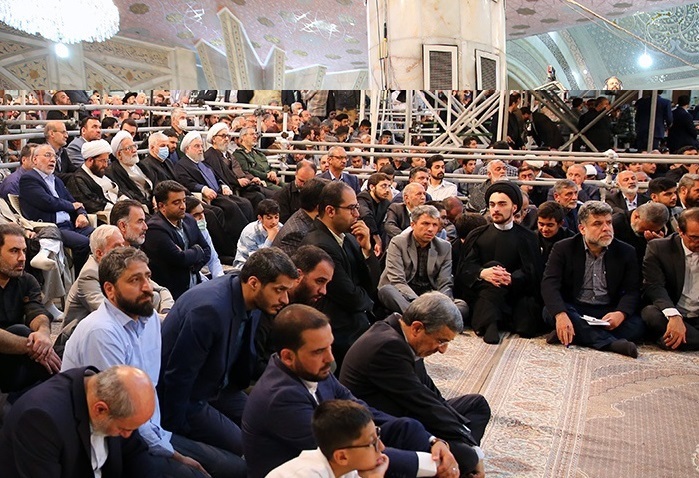سیداحمد خمینی و احمدی‌نژاد در یک قاب! +عکس