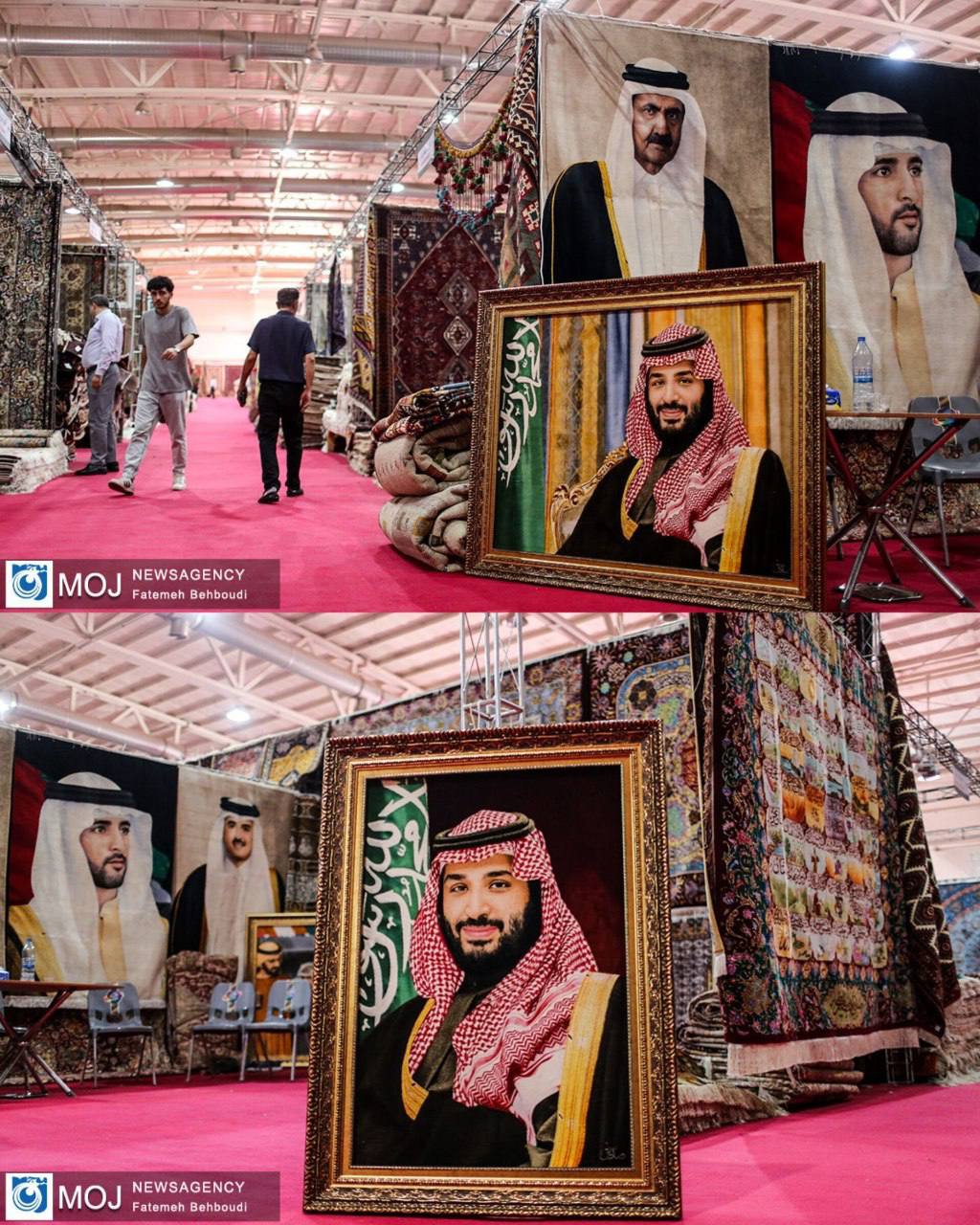 تابلوفرش محمد بنسلمان در نمایشگاه فرش ایران! +عکس تابلوفرش محمد بنسلمان در نمایشگاه فرش ایران! +عکس