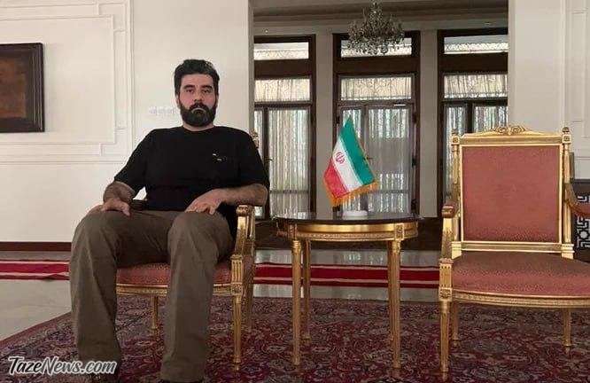 اولین تصویر از خبرنگار ایرانی که در چنگ طالبان بود