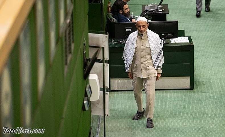 تیپ جدید میرسلیم در مجلس سوژه شد! +عکس