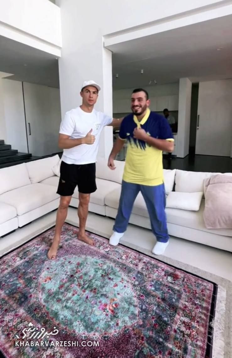 تصاویر جدید از کادوی سرخ‌ها در منزل رونالدو
