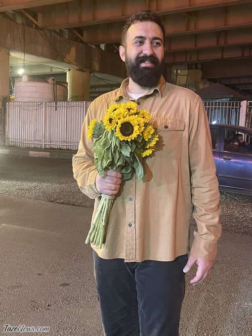 اولین تصویر از مهدی یراحی بعد از آزادی