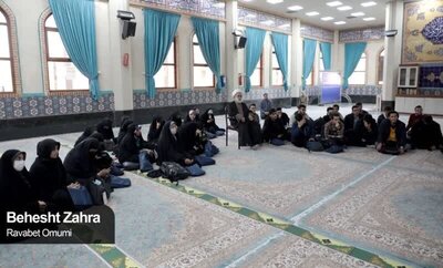 تصاویر| آموزش غسالی به دانشجویان در غسالخانه بهشت زهرا