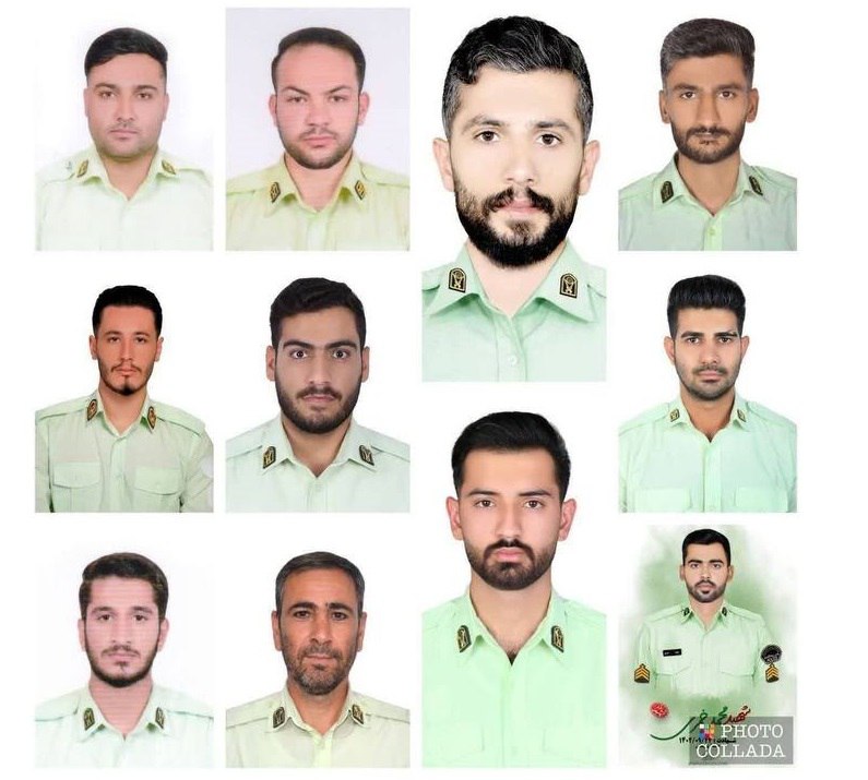 تصاویر محل شهادت ۱۱مامور پلیس در راسک منتشر شد