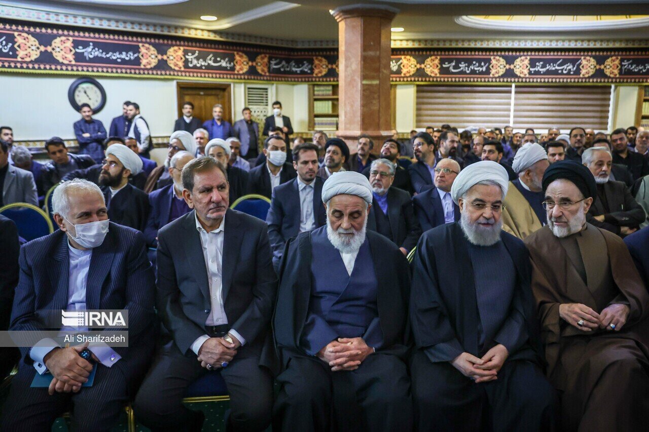 طعنه حسن روحانی به شورای نگهبان/ غیبت قالیباف و آملی لاریجانی در مراسم سالگرد هاشمی رفسنجانی