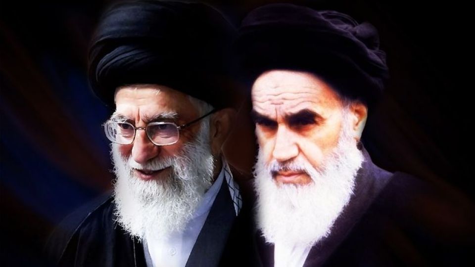 لحظه شعار دادن رهبر انقلاب برای امام خمینی(ه) را ببینید +ویدئو