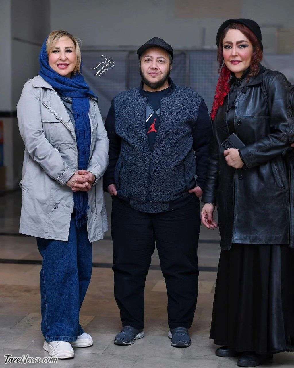 مازیار لرستانی کنار بازیگران زن مشهور +عکس
