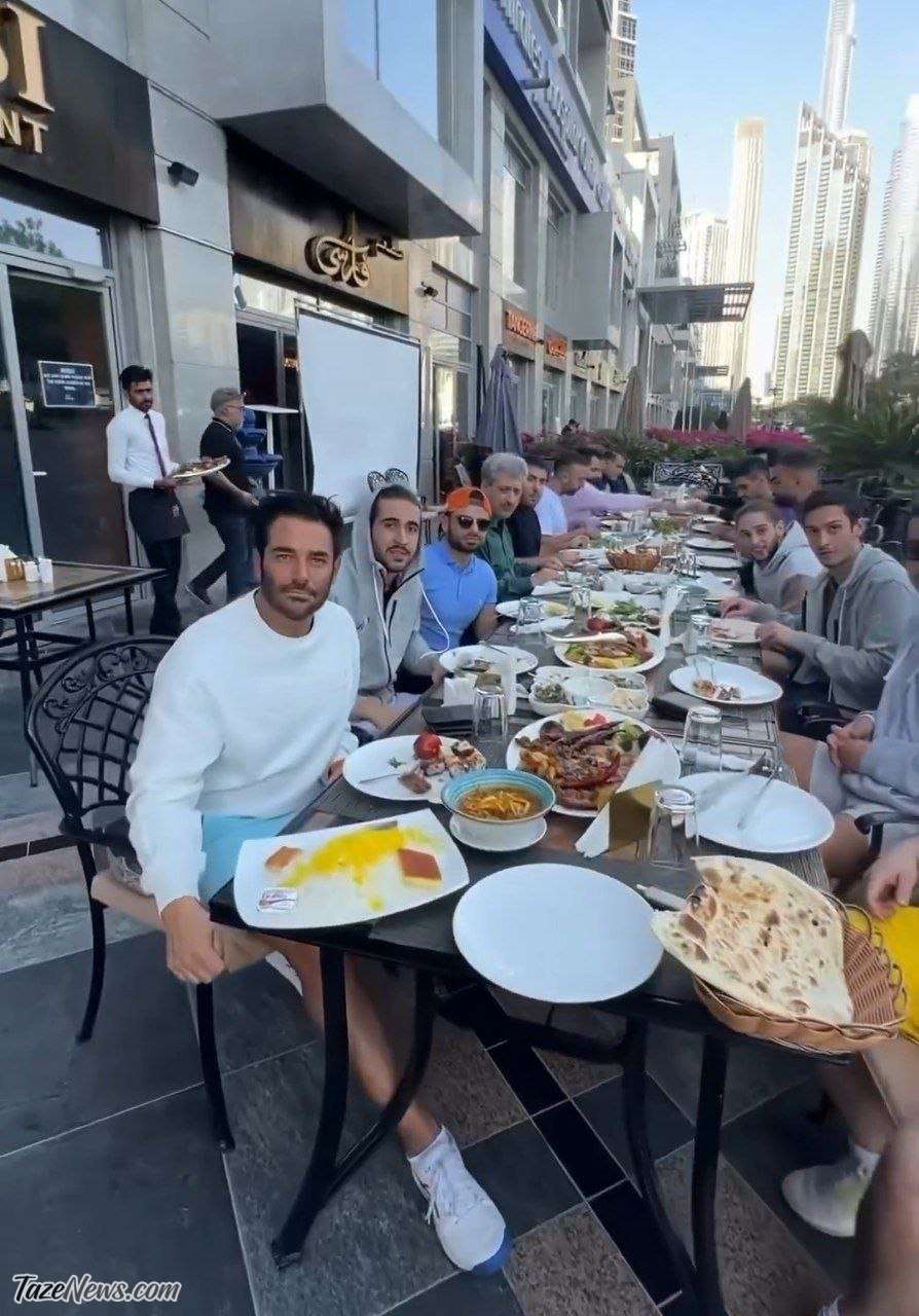 خوشگذرانی رضا گلزار در دبی سوژه شد +عکس