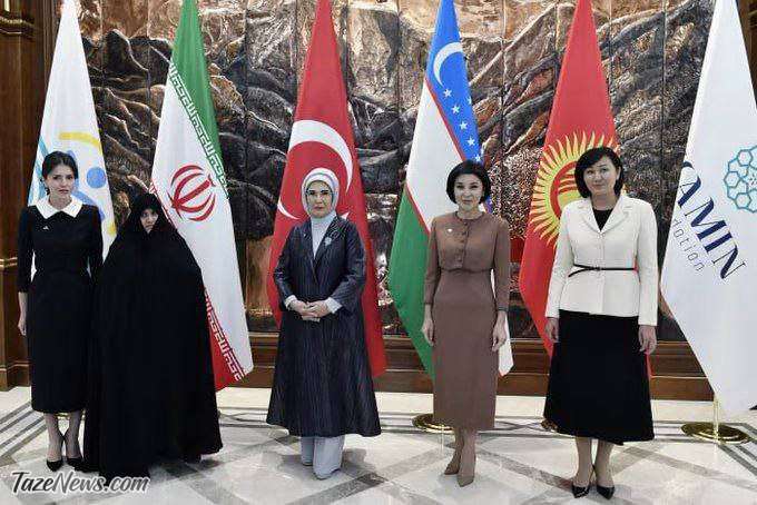 این عکس از همسر رئیسی در خارج از کشور، وایرال شد