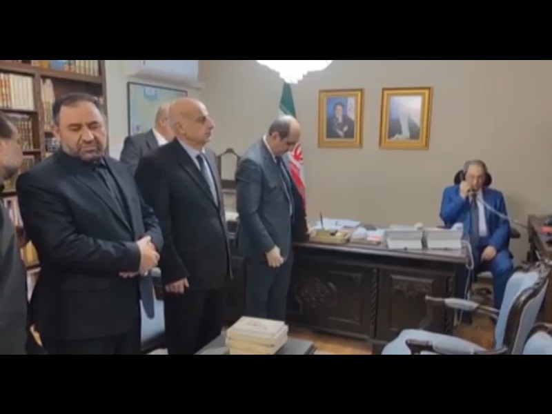 داخل سفارت ایران را بعد از حمله اسرائیل ببینید +ویدئو