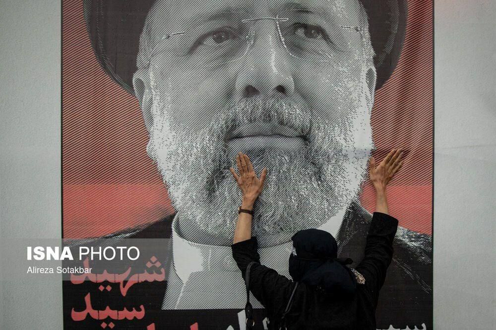 تصویری متفاوت از عزاداری برای شهید رئیسی وایرال شد