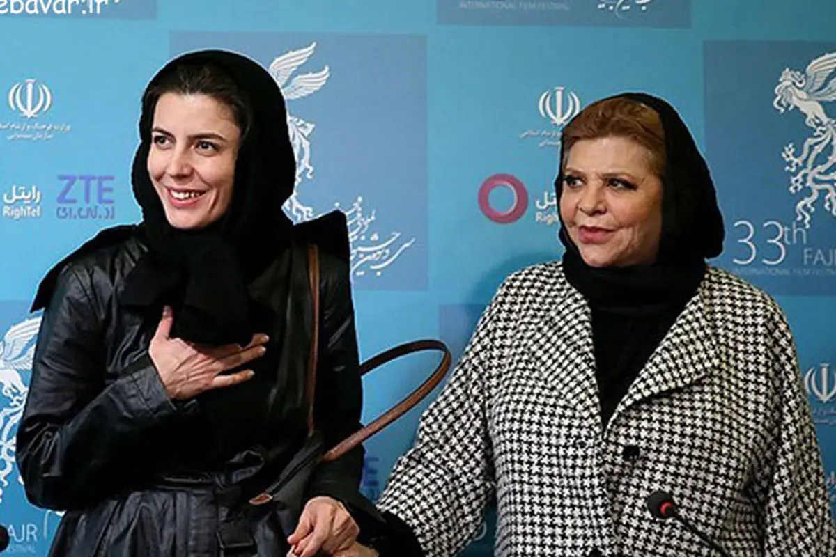لیلا حاتمی عزادار شد لیلا حاتمی عزادار شد