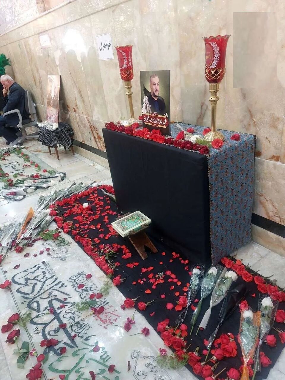 عکس جدید از مزار شهید امیرعبداللهیان منتشر شد