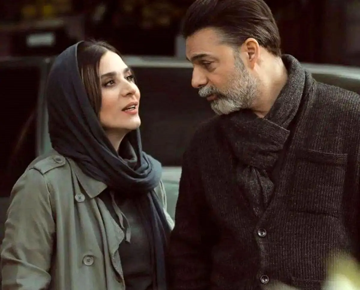 تصویری جالب از پیمان معادی و سحر دولتشاهی در پشت صحنه سریال افعی تهران +عکس