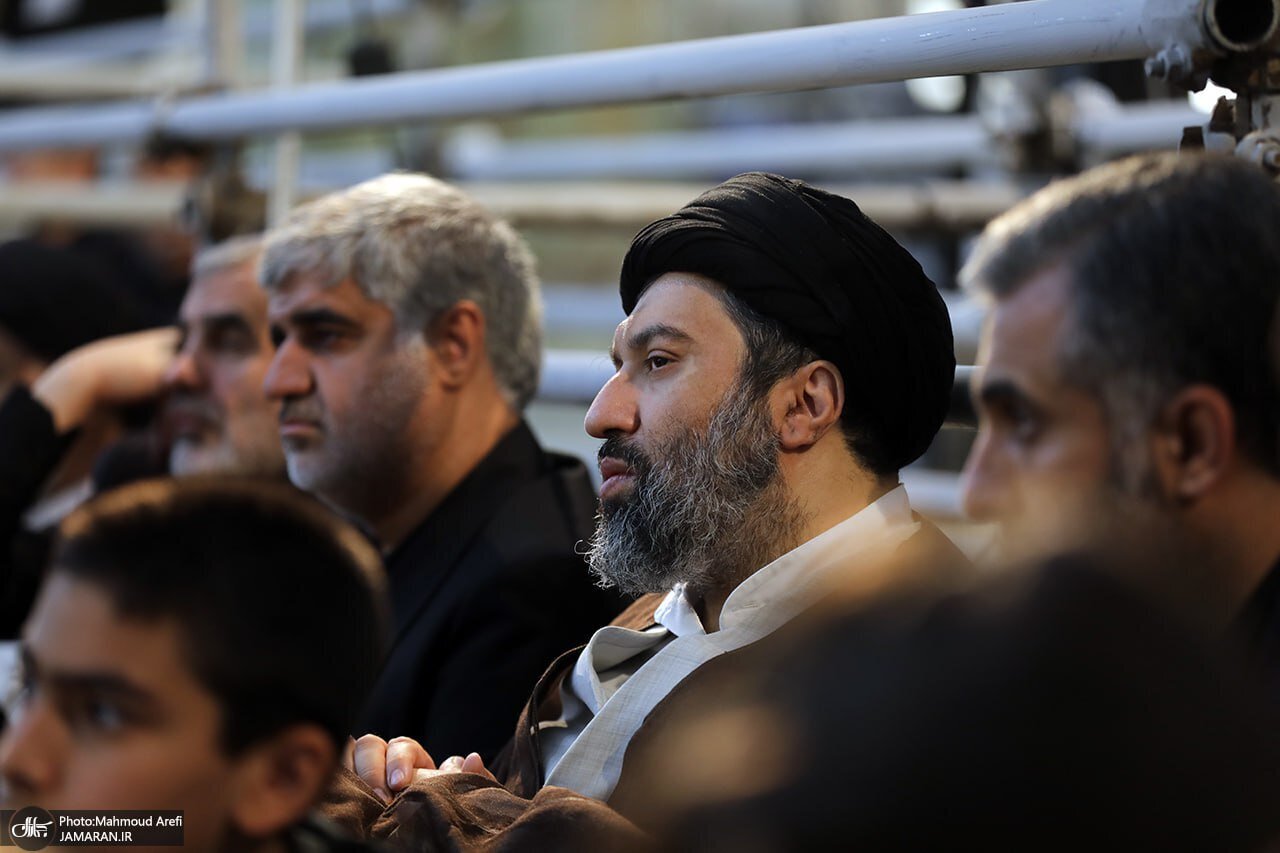فرزند رهبر انقلاب در مراسم ارتحال امام خمینی (ره) +تصاویر