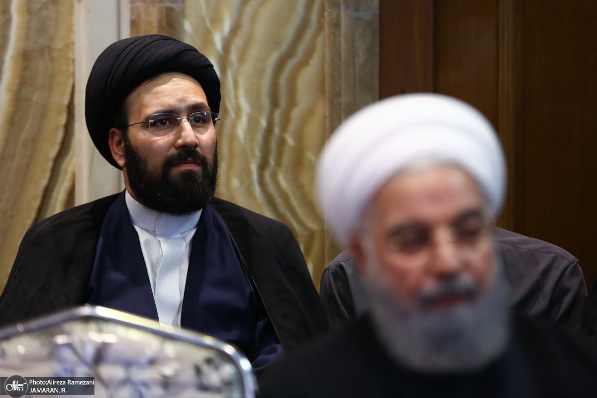حضور روحانی، مخبر و دو کاندیدای انتخابات در یک مراسم +تصاویر