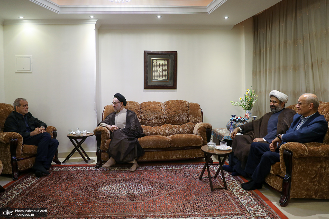 سیدمحمد خاتمی با رئیسجمهور منتخب دیدار کرد +تصاویر سیدمحمد خاتمی با رئیسجمهور منتخب دیدار کرد +تصاویر