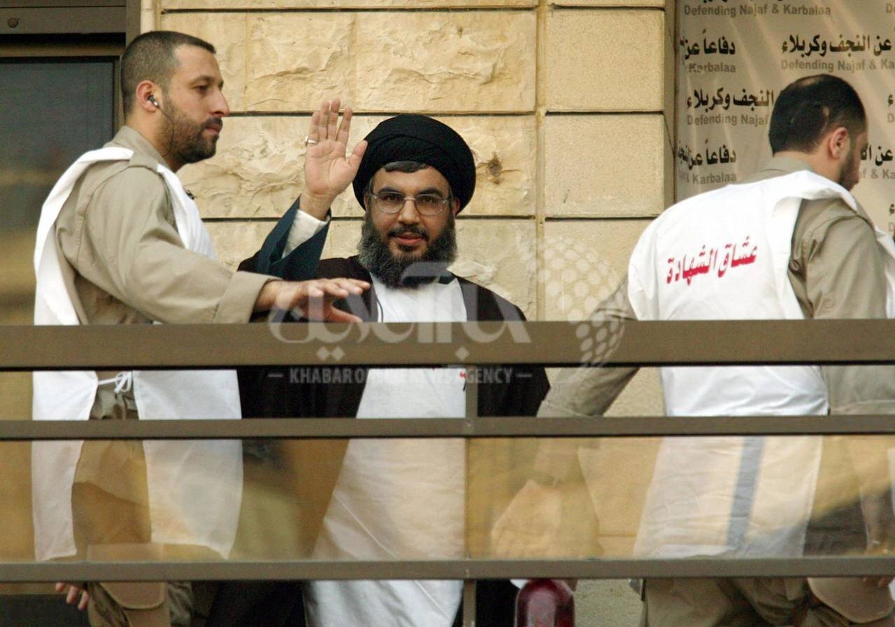 سیدحسن نصرالله با لباسی متفاوت +عکس سیدحسن نصرالله با لباسی متفاوت +عکس